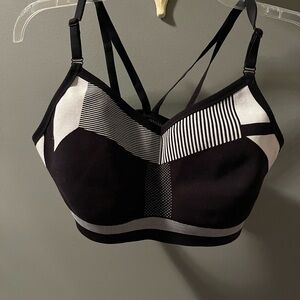 Nike Black and White Sports Bra